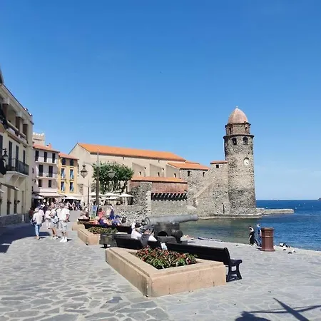 아파트 Les Rocades De Collioure 3 Chambres Avec Garage Et Terrasse 콜리우르